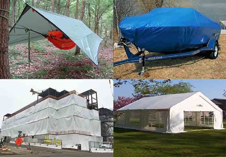 Water Resistant Outdoor Tarpaulin Firewood Cover Pallet Cover Furniture Cover
