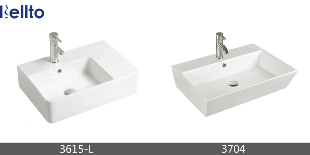 Wall Hung Cabinet Basin Wih Bathroom Faucet Hole (83045)