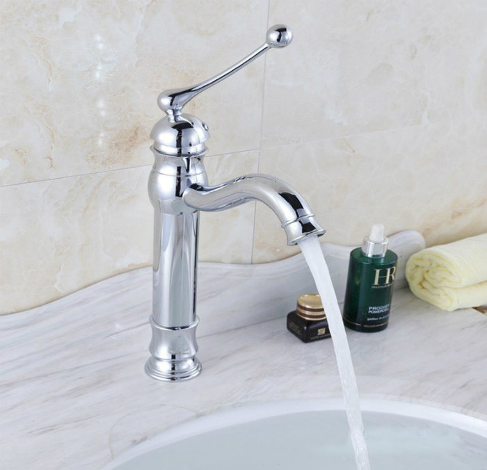 Sanitary Bathroom Cabinet Basin Water Faucet Wash Sink Mixer Tap