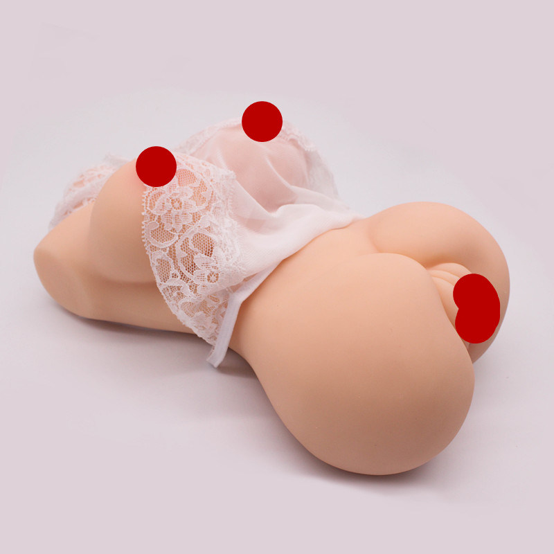 3.5kg/7.7lbs Male Sex Pussy Ass Doll-3D Realistic Silicone Vagina Anal Breast Torso