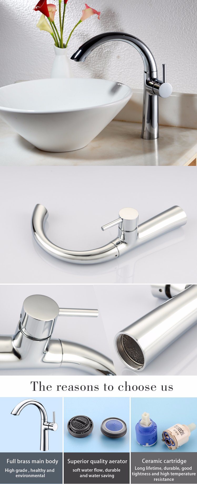 Cheap Brass Chromed Bathroom Basin Tap From Weixiang Factory