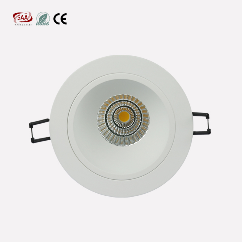 Anti-Glare Dimming 7W 9W 90mm Cut out COB LED Downlight with Die Casting Aluminum