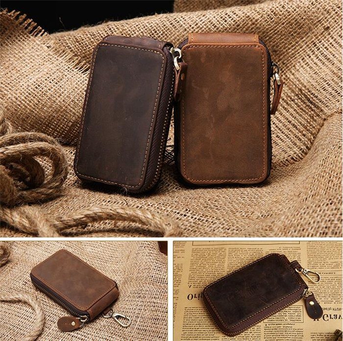 Promotion Hot Sale Real Leather Key Purse Wallet