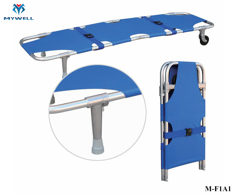 M-F1a1 Adjustable and Easy Folding Ambualance Portable Emergency Stretcher