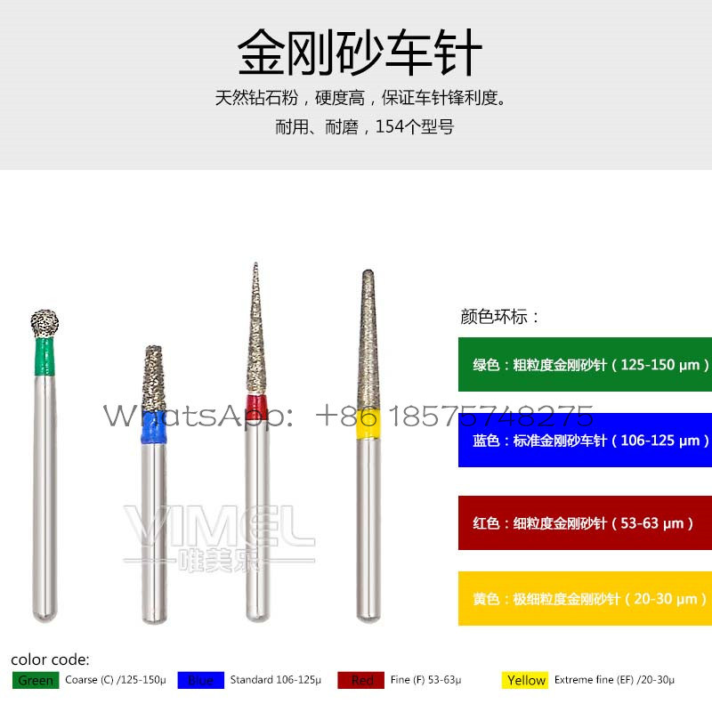 High Speed Dental Burs Diamond Drill