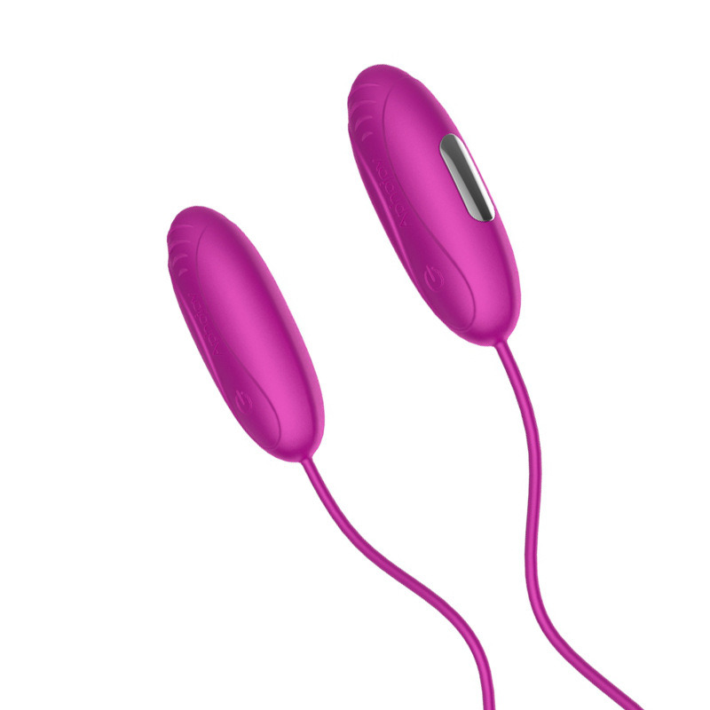 USB Rechargeable Female Sex Toys Clitoral Stimulators Double Jump Eggs