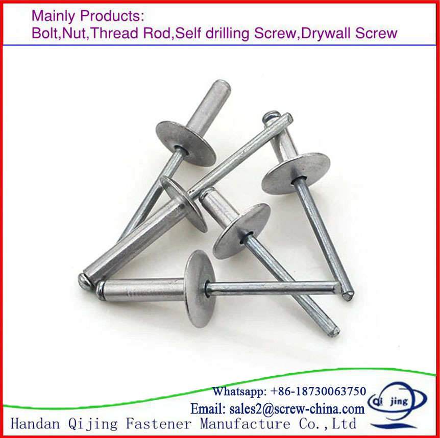 All Steel Open Type Blind Metal Rivets