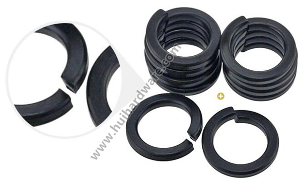 Black Carbon Steel Grade 8 Lock Washer Spring Washer M2-M30