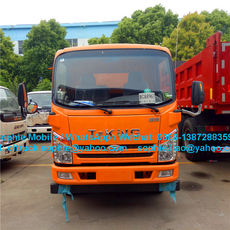 China 2mt 3mt T-King Mini Sand Tipper Dump Transportation Truck