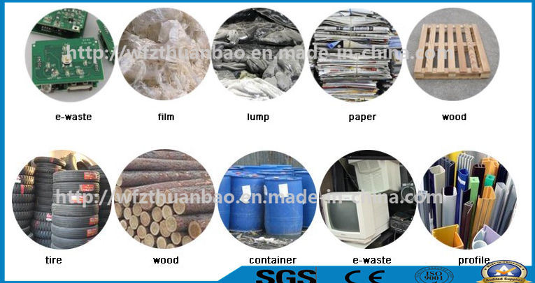 China Professional Foam/Plastic/Scrap Metal/Kitchen Waste/Municipal Solid Waste Shredder Manufacturer