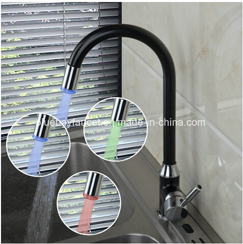 Black LED Kitchen Mixer with Ce Approval