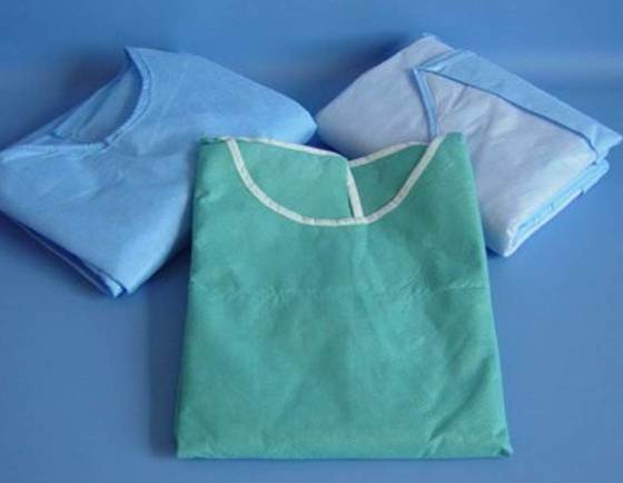 Disposable SMS/Spunlace Surgical Gown