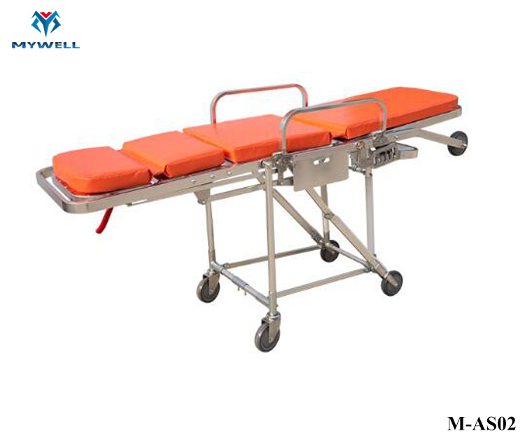 M-As02 High Quality Ambulance Chair Wheeled Type Stretcher