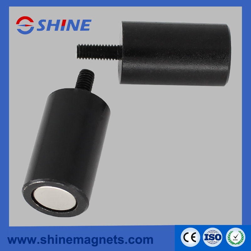 Coating Epoxy Strong Bushing Magnet with Thread Rod