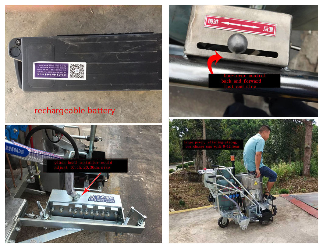 Automatic Battery Driven Hot Melt Road Marking Machine