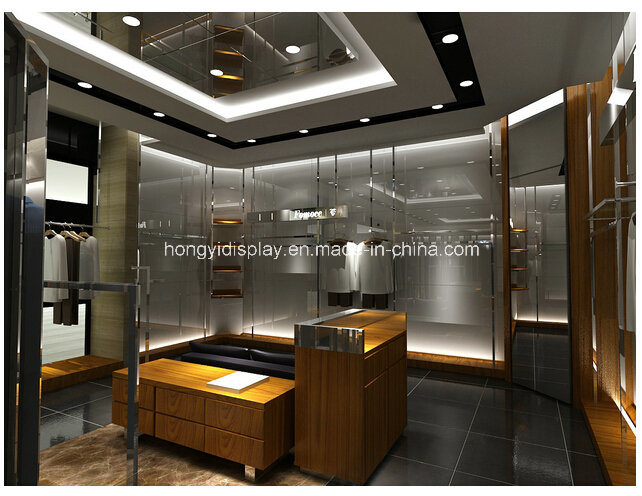 Customize High End Menswear Diplay Fixtures for Luxury Retail Store