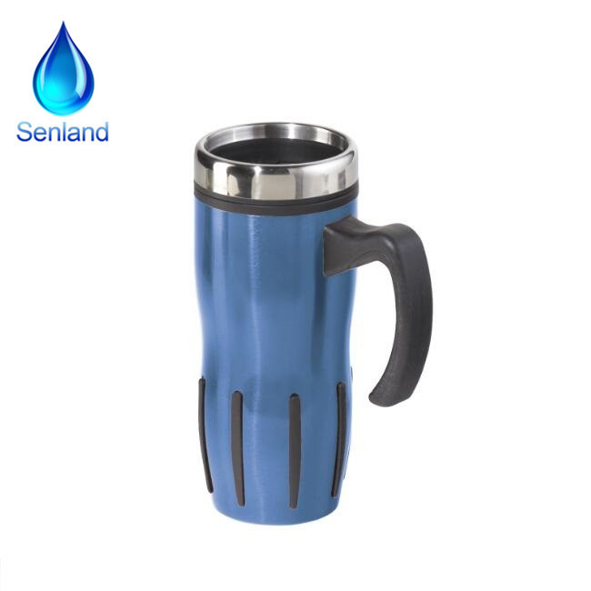 Double Wall Stainless Steel Travel Mug with Lid (SL-542)