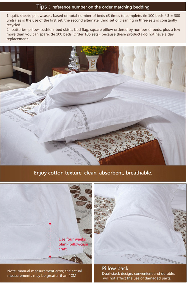 Hotel Collection Bed Sheet Hotel Polyester Bedding Set