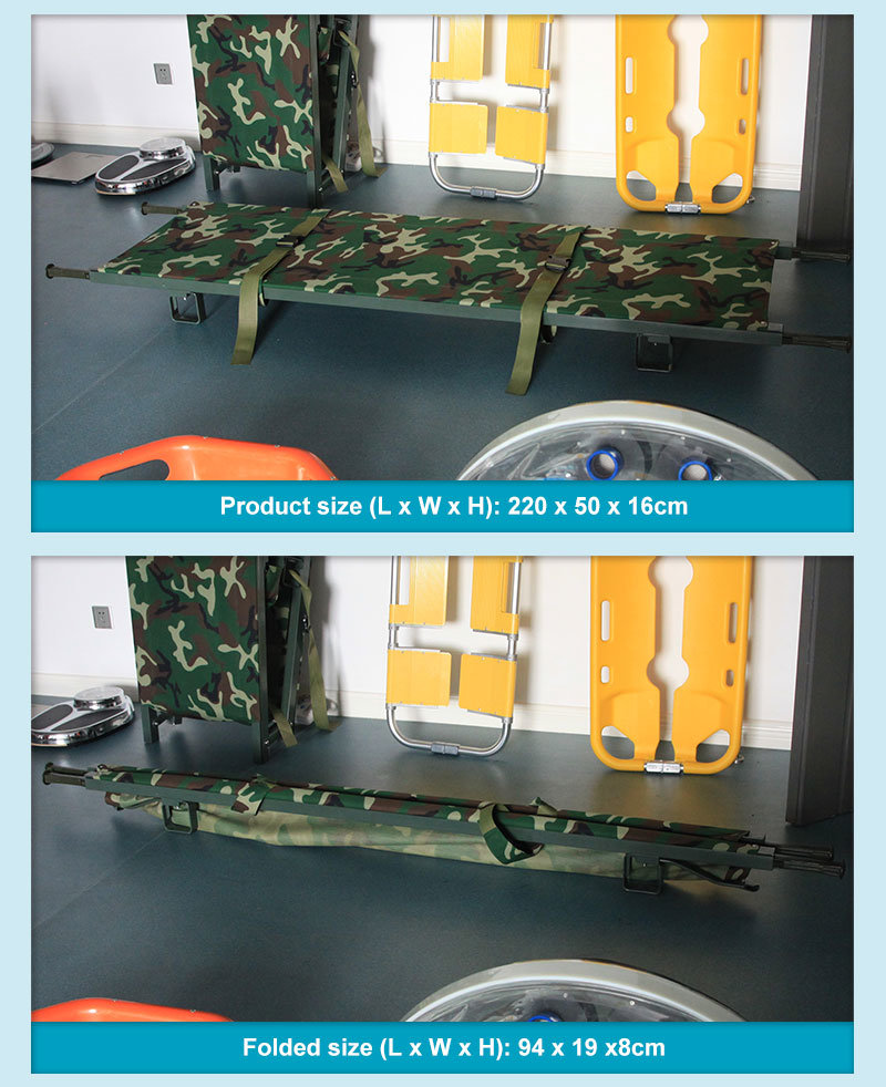 Portable Foldaway Patient Transfer Stretcher for Rescue Use