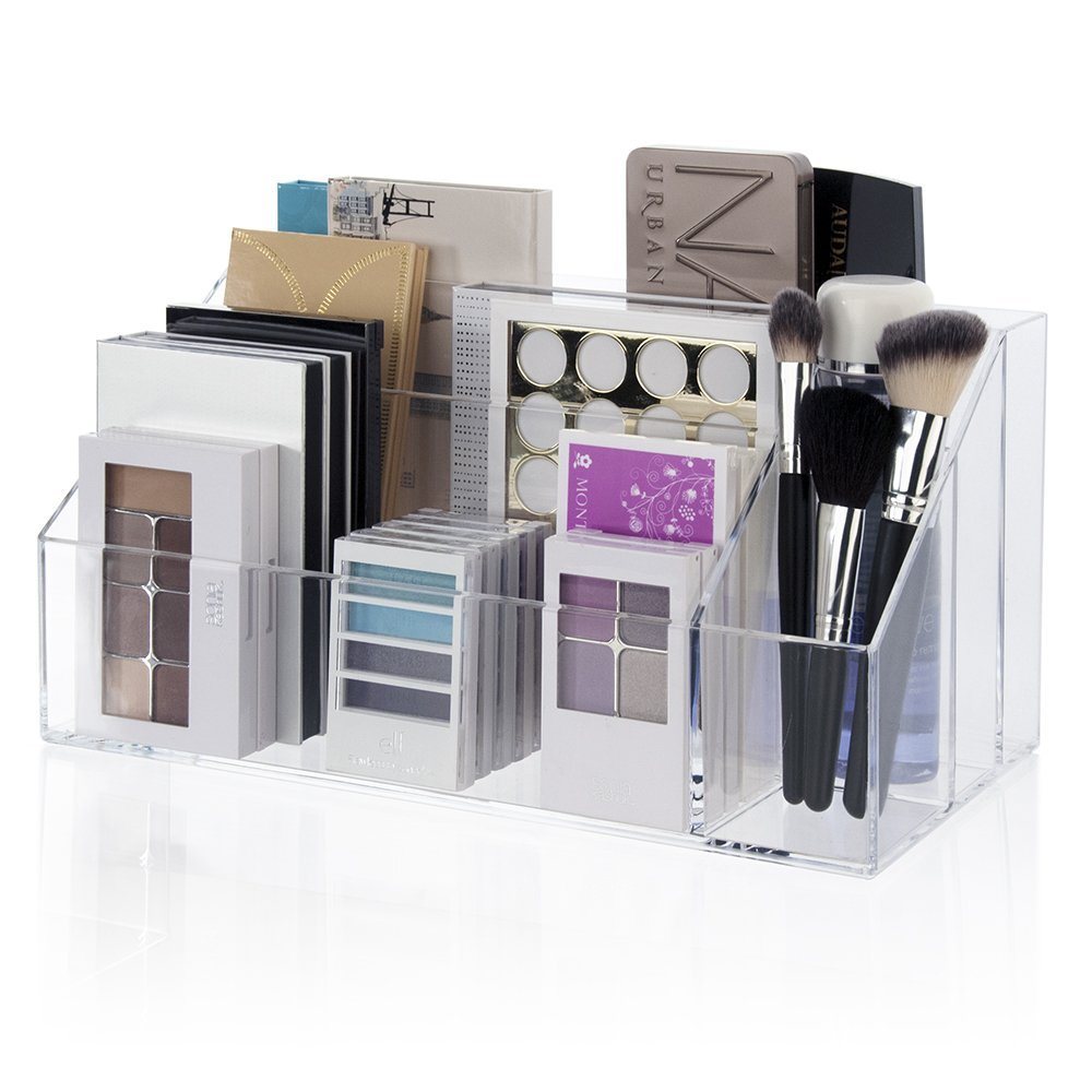 Large Capacity Premium Quality Clear Acrylic Makeup Palette Organizer