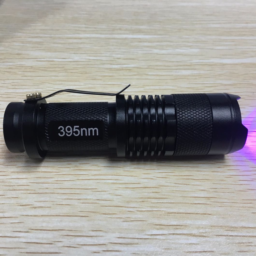 395nm 365nm Moeny Jade Detector Fluorescence Test LED UV Flashlight