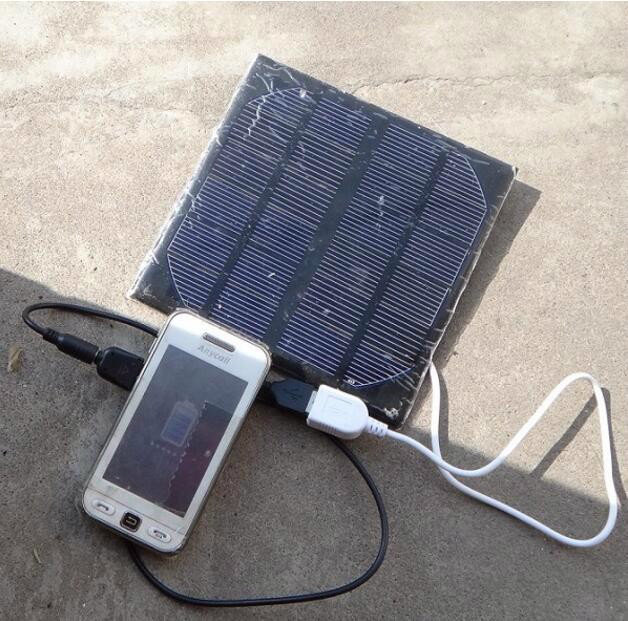Monocrystalline Silicon 3W 6V Solar Cell for Charging Power Bank