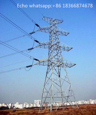 10kv-500kv Electric Power Transmission Line Angle Steel Tower From Factory Price