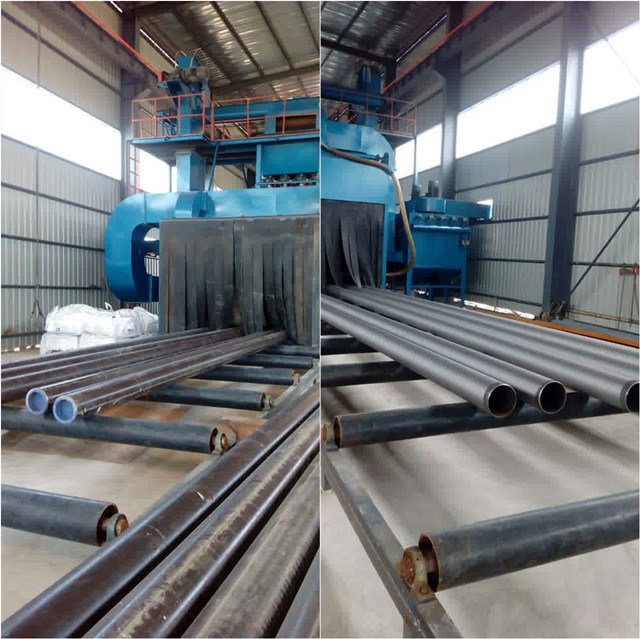 Special Shot Blasting Machine for Steel Pipe Outer Wall Cleaning