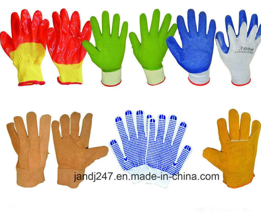 Heavy Duty Nitrile Rubber Coated Cotton Liner Hand Gloves