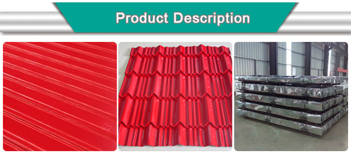 Dx51d Z120 PPGI Pre-Painted Corrugated Steel Sheet for Roofing Building