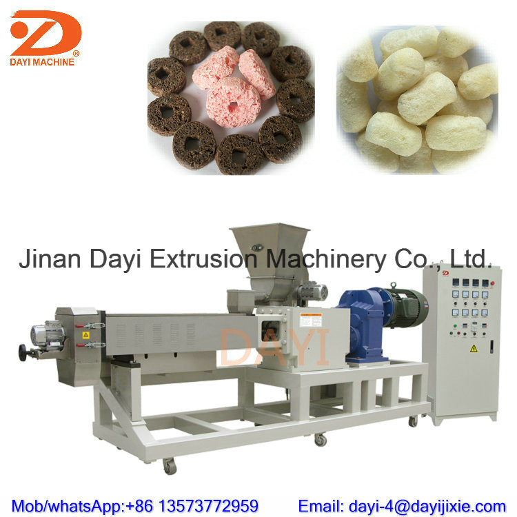 Corn Puff Snacks Food Making Machinery /Twin Screw Extruder