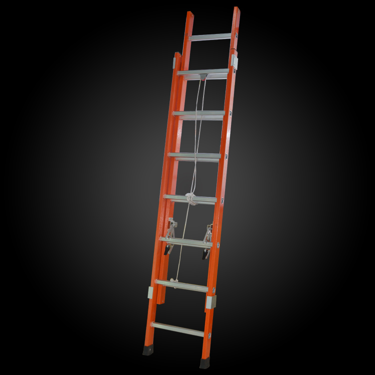 Hot Sale Aluminum Ladder Rope Control Extended Fire Escape Ladder