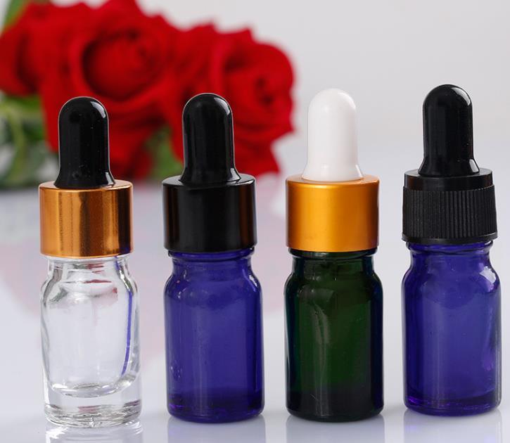 5ml Essential Oil Glass Dropper Bottle for Cosmetic Packaging