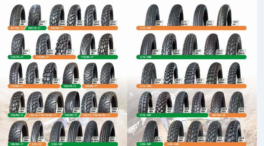 Manufacture Motorcycle Tyre with Guarantee Best Quality 30000 Kms (90/90-18, 130/80-17)