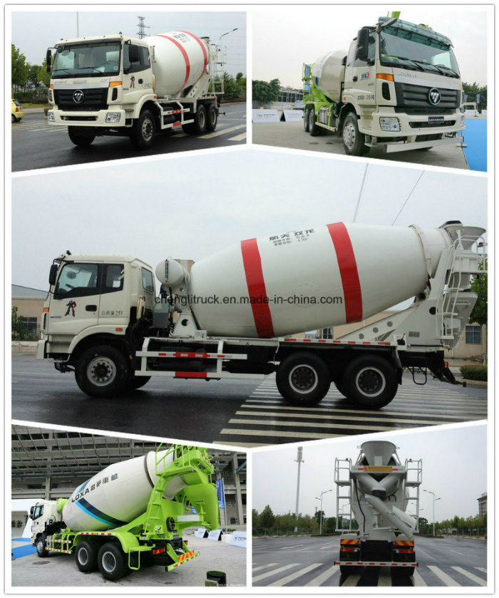 China Foton 6X4 12cbm Self Loading Concrete Mixer Truck
