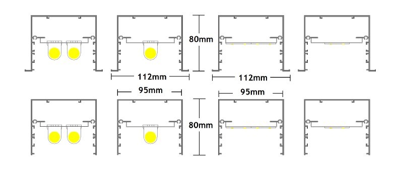 T5 T8 Fluorescent Light Fixture LED Tube