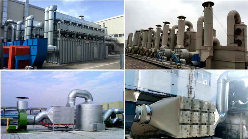 10 Years Factory Organic Waste Gas Treatment Machine System