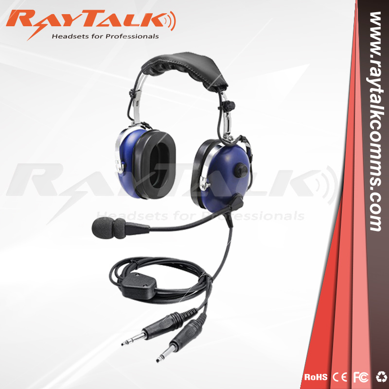 Noise Cancelling Flexible Boom Pnr Pilot Aviation Headset