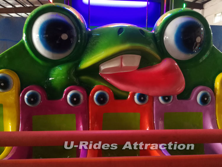 Kids frog jumping rides children jumping games for park