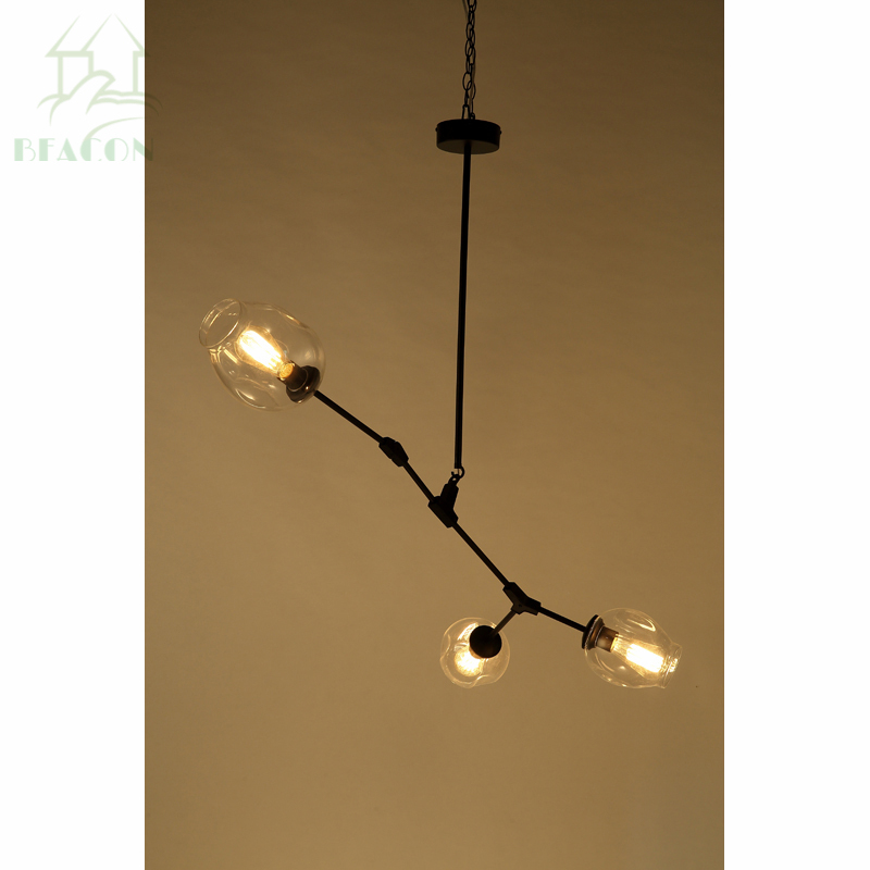 Reproduction Glass Branch Chandelier