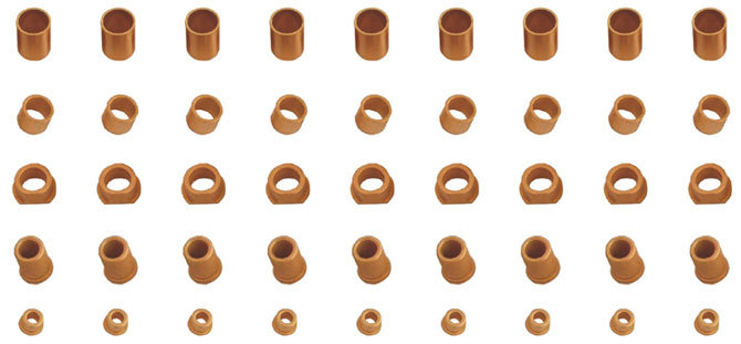 Oil Impregnated Sintered Brass Bushing