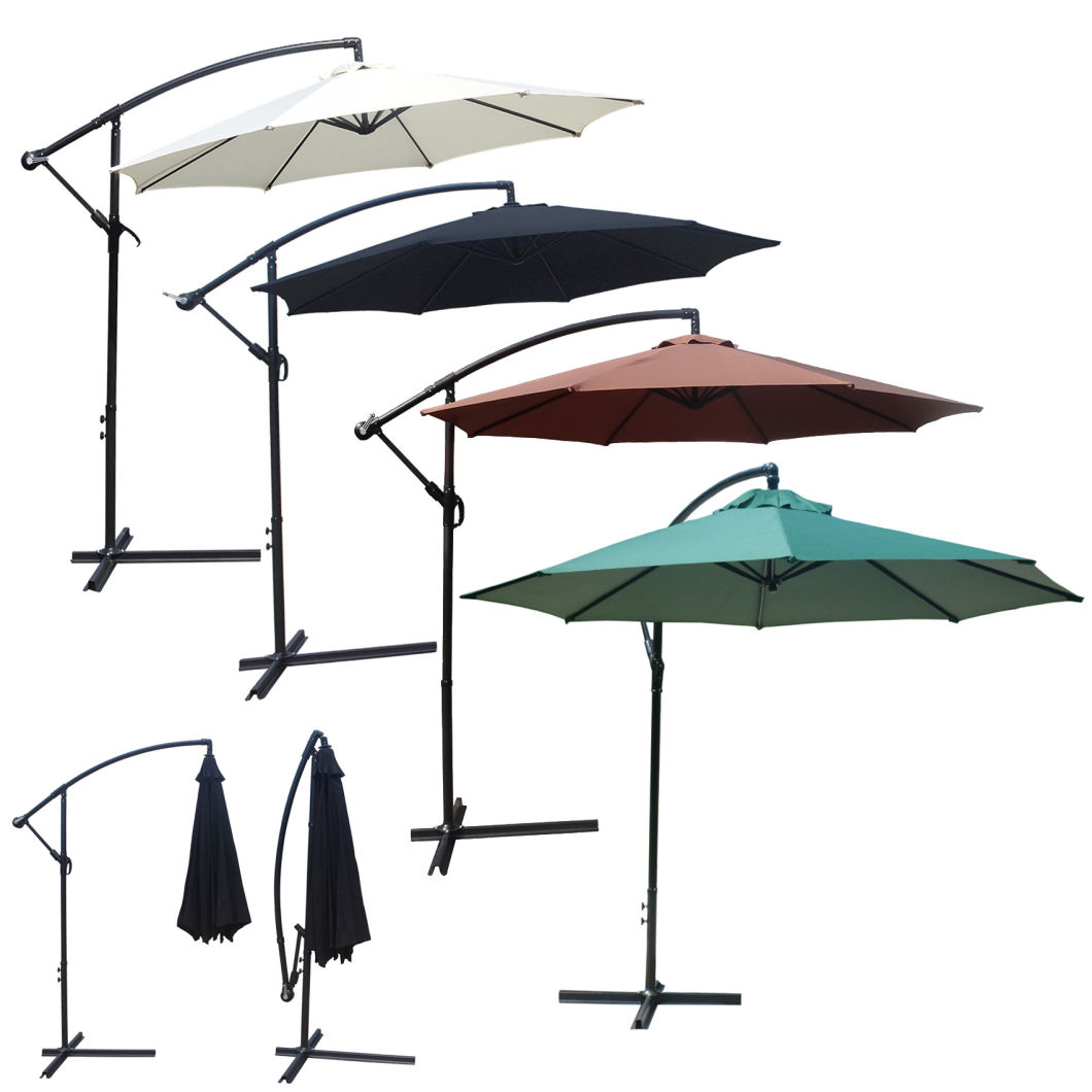 Patio Sun Shade Offset Outdoor /Steel Hanging Umbrella