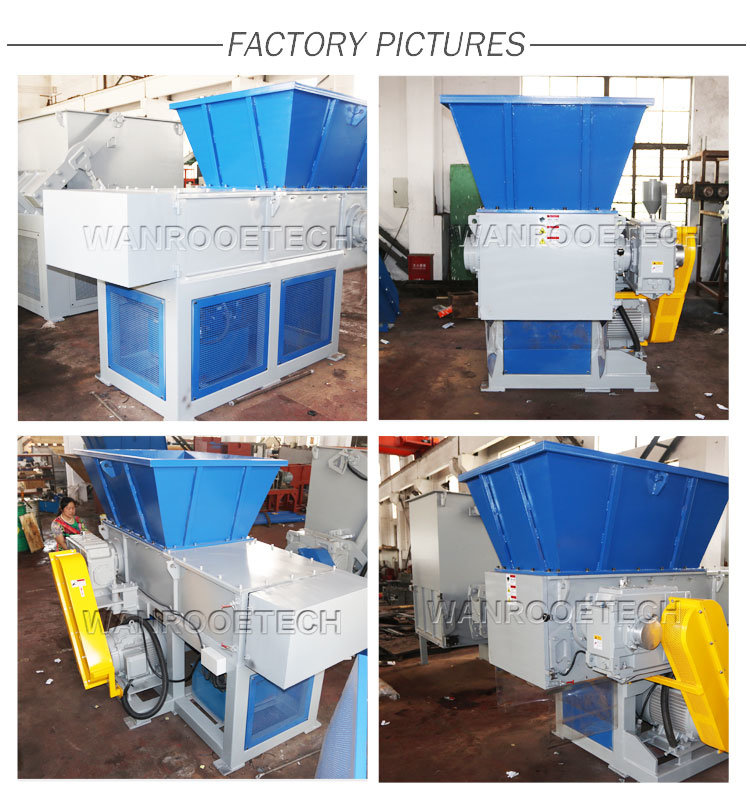 Recycling Electronic Waste Jumbo Bag Pallet Wood Plastic Shredder Machine