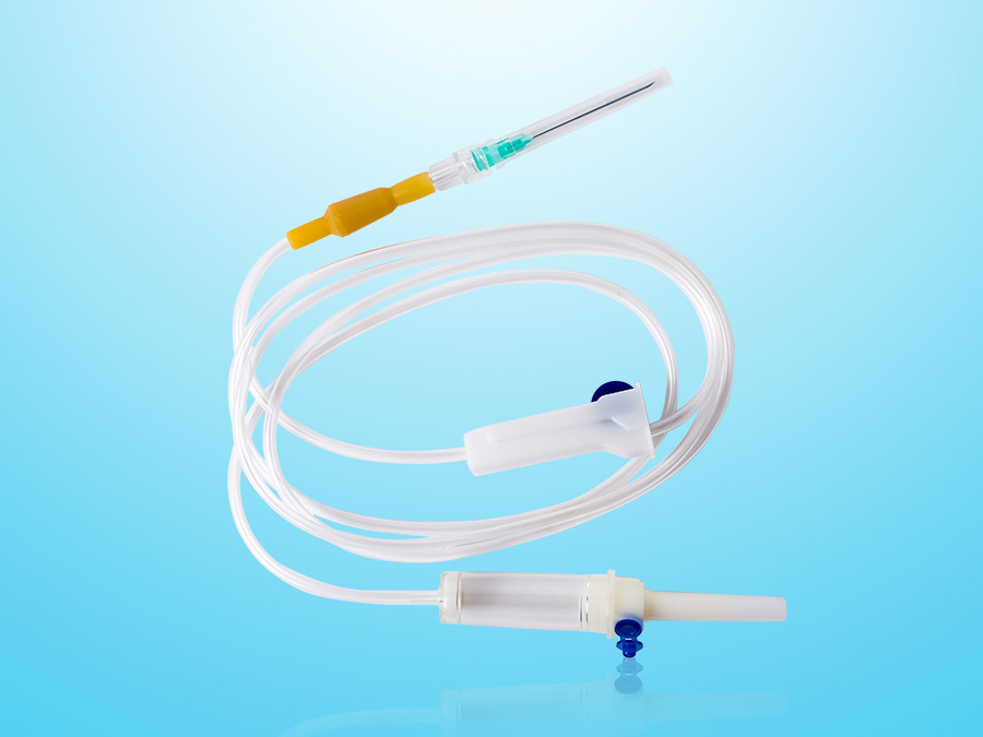 Disposable Medical PVC Infusion Set with Needle