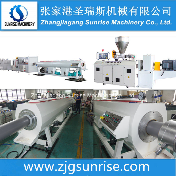 PVC Pipe Extrusion Line with Plastic PVC Pipe Planetary Cutter
