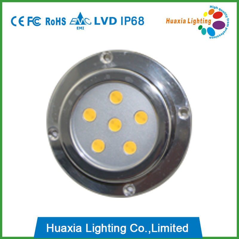 Stainless Steel 6W LED Underwater Lamp Marine Light