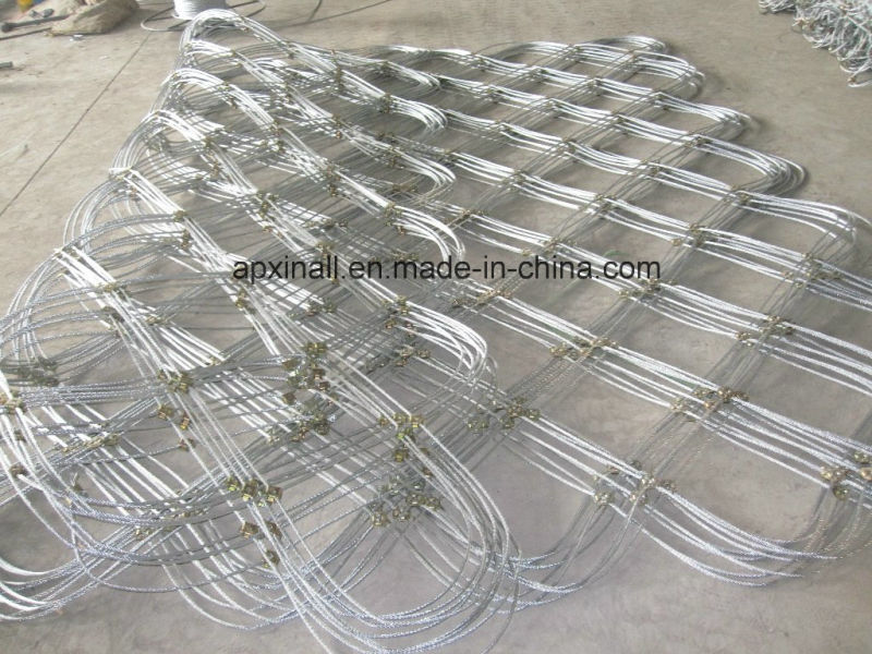 Sns Wire Rope Netting Fence Rockfall Barrier Fence