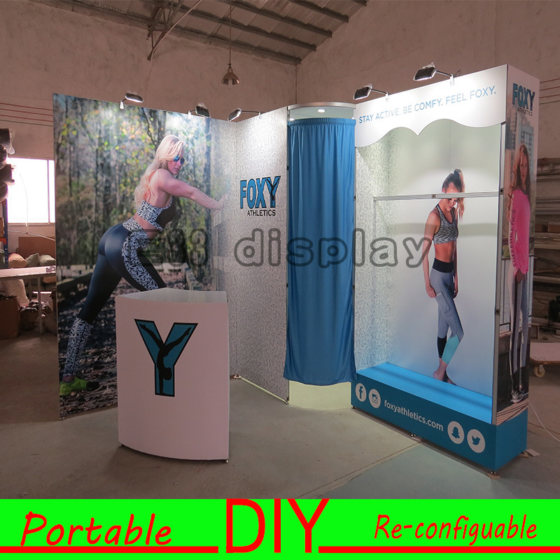 Portable Custom Exhibition Displays with Change Room
