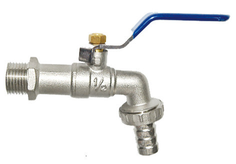 Brass Hose Cock/Bibcock/Tap with Alumium Handle (EM-V-A149)