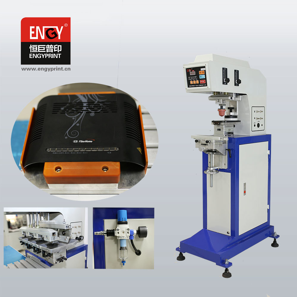 Single Color Pad Printing Machine for Fabric En-C125/1 Electric Products Promotional Gift